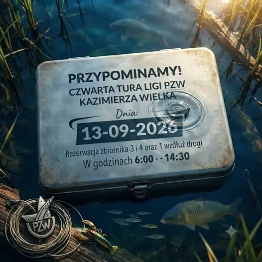 Zawody wędkarskie w Kazimierzy Wielkiej – 4. tura Ligi PZW już w niedzielę