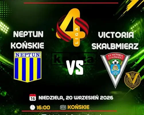 Victoria Skalbmierz zagra w niedzielę z MKS Neptun Końskie w IV lidze