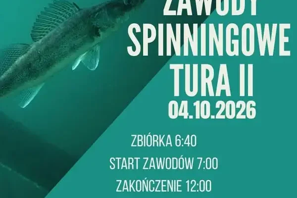 II tura zawodów spinningowych PZW Kazimierza Wielka – 4 października