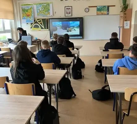 Uczniowie klasy 8a poznali zawód architekta krajobrazu
