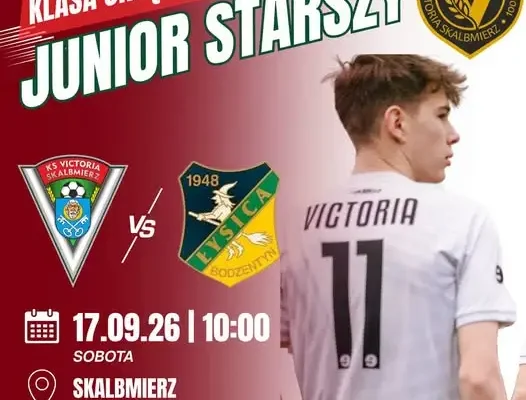 Victoria Skalbmierz kontra Łysica Bodzentyn – sobotni mecz juniorów starszych