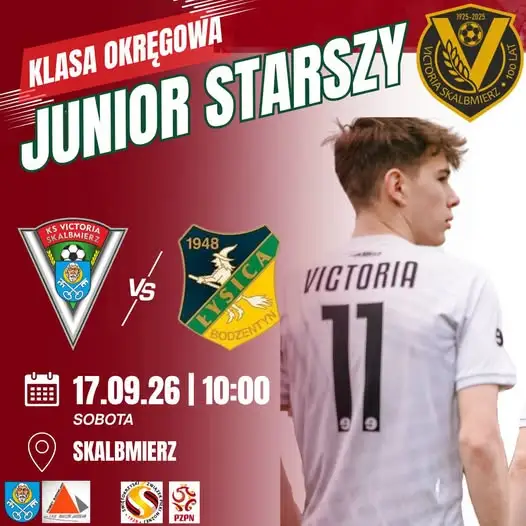 Victoria Skalbmierz kontra Łysica Bodzentyn – sobotni mecz juniorów starszych